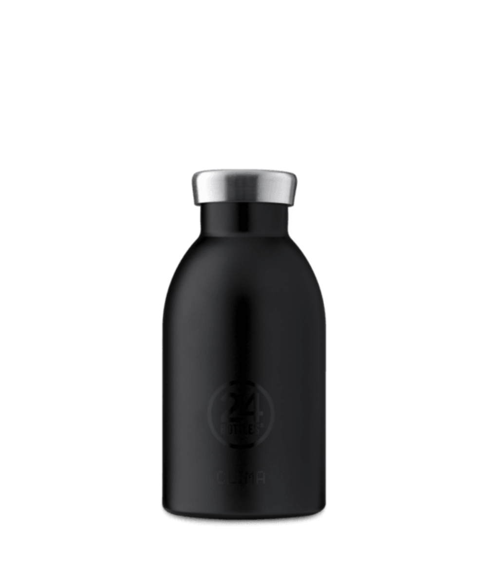 Clima Stone Finish flaske, Tuxedo Black - 330 ml.